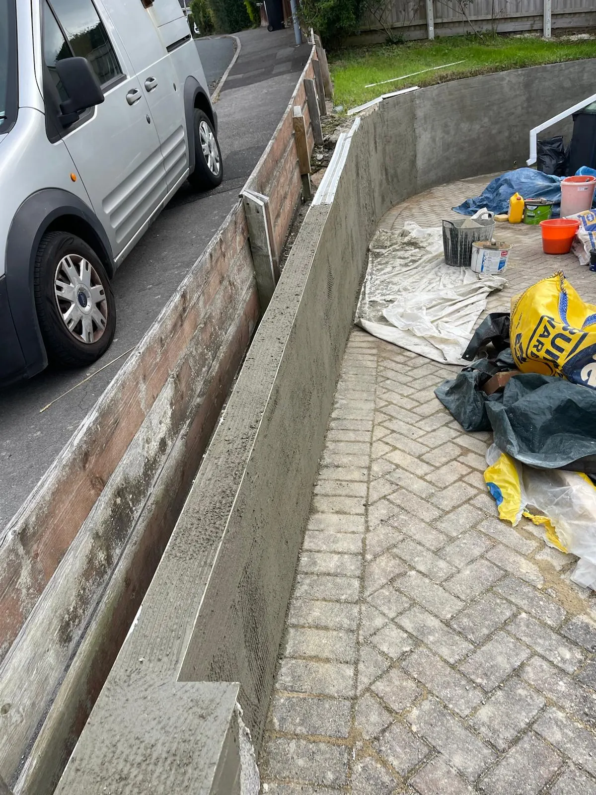 Exterior wall finish — client-supplied L&G project photograph