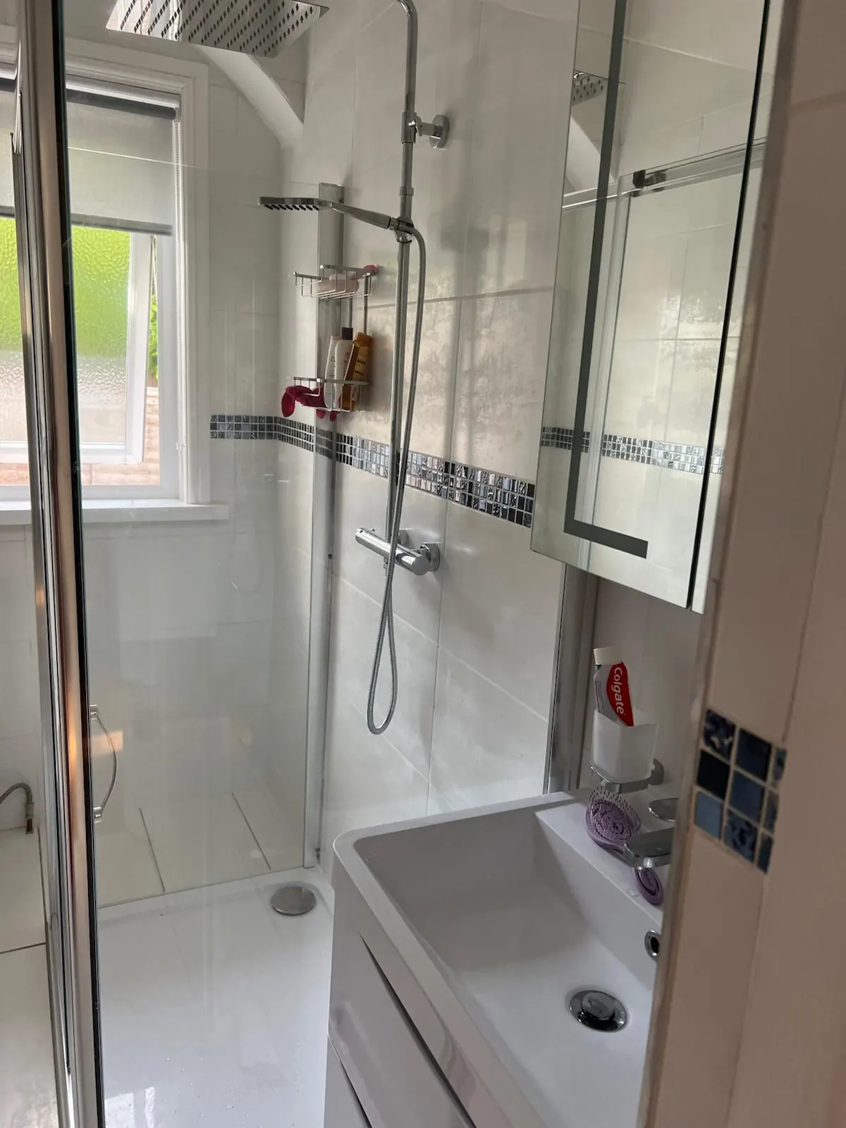 Bathroom tiling — client-supplied L&G project photograph