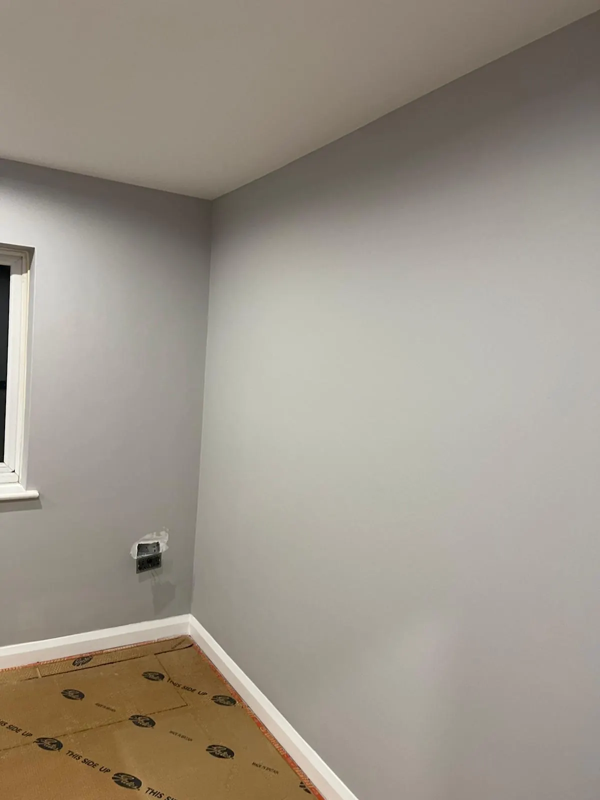 Interior refurbishment in progress — client-supplied L&G project photograph