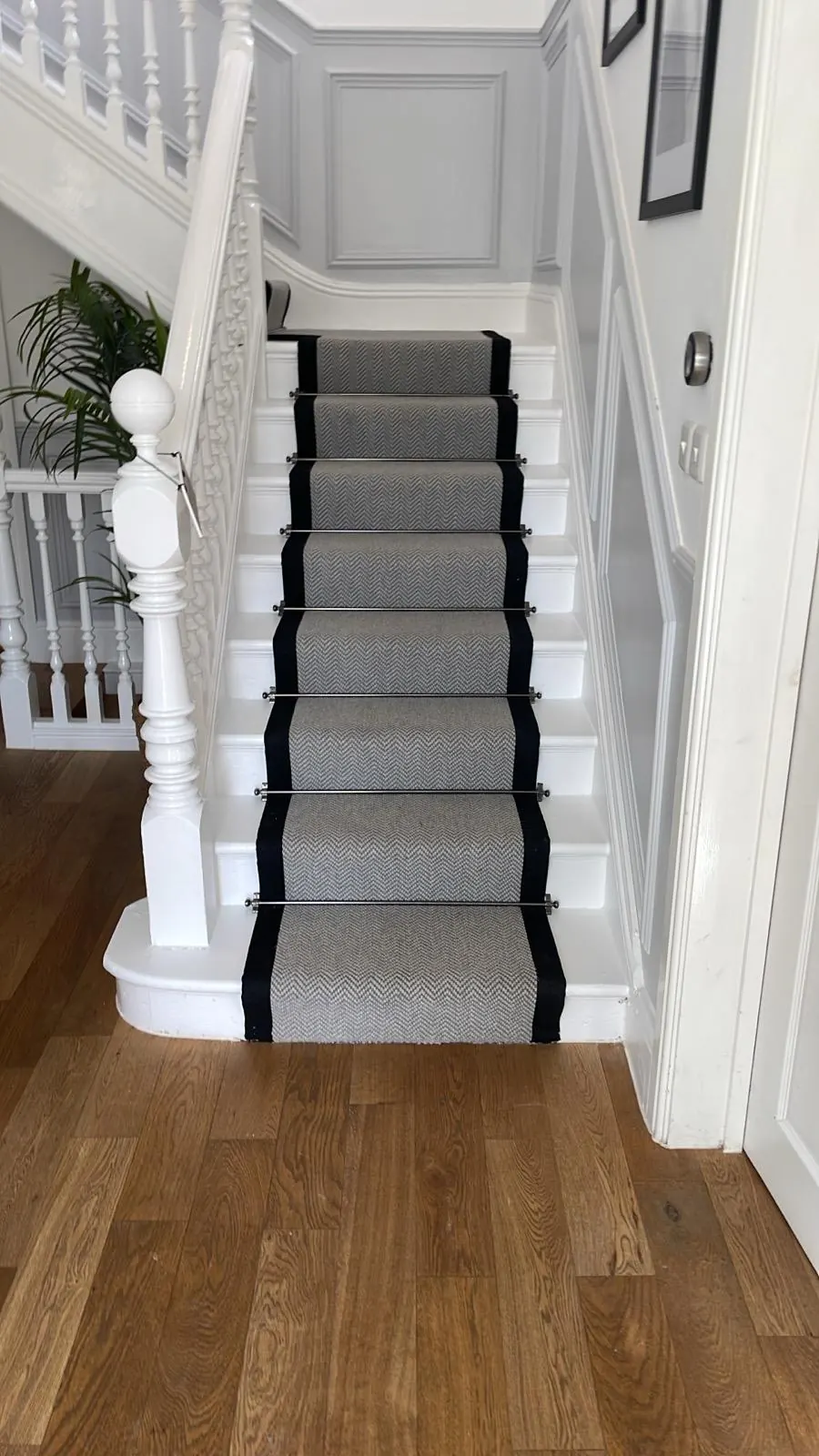 Staircase finish — client-supplied L&G project photograph