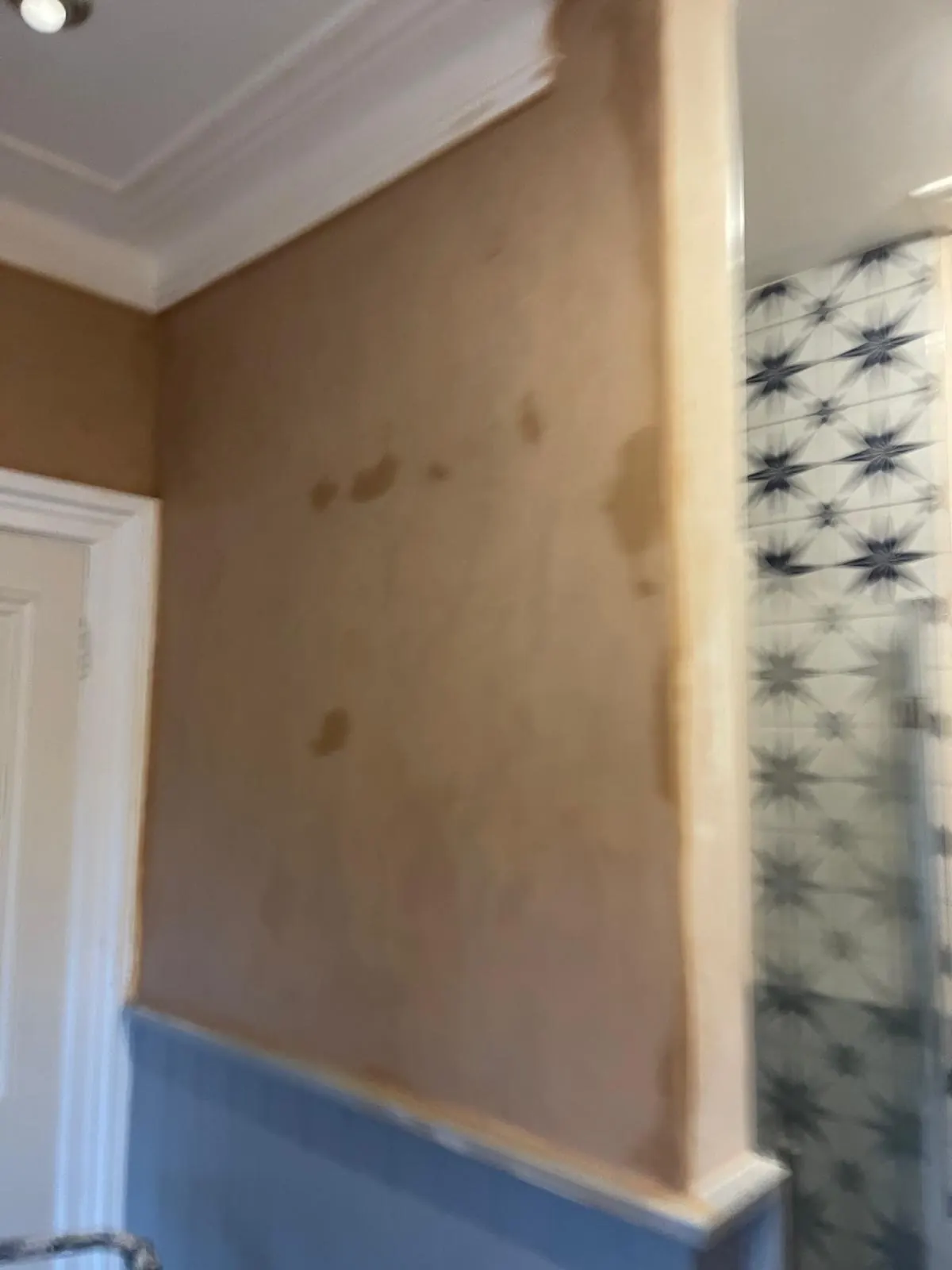 Wall preparation — client-supplied L&G project photograph