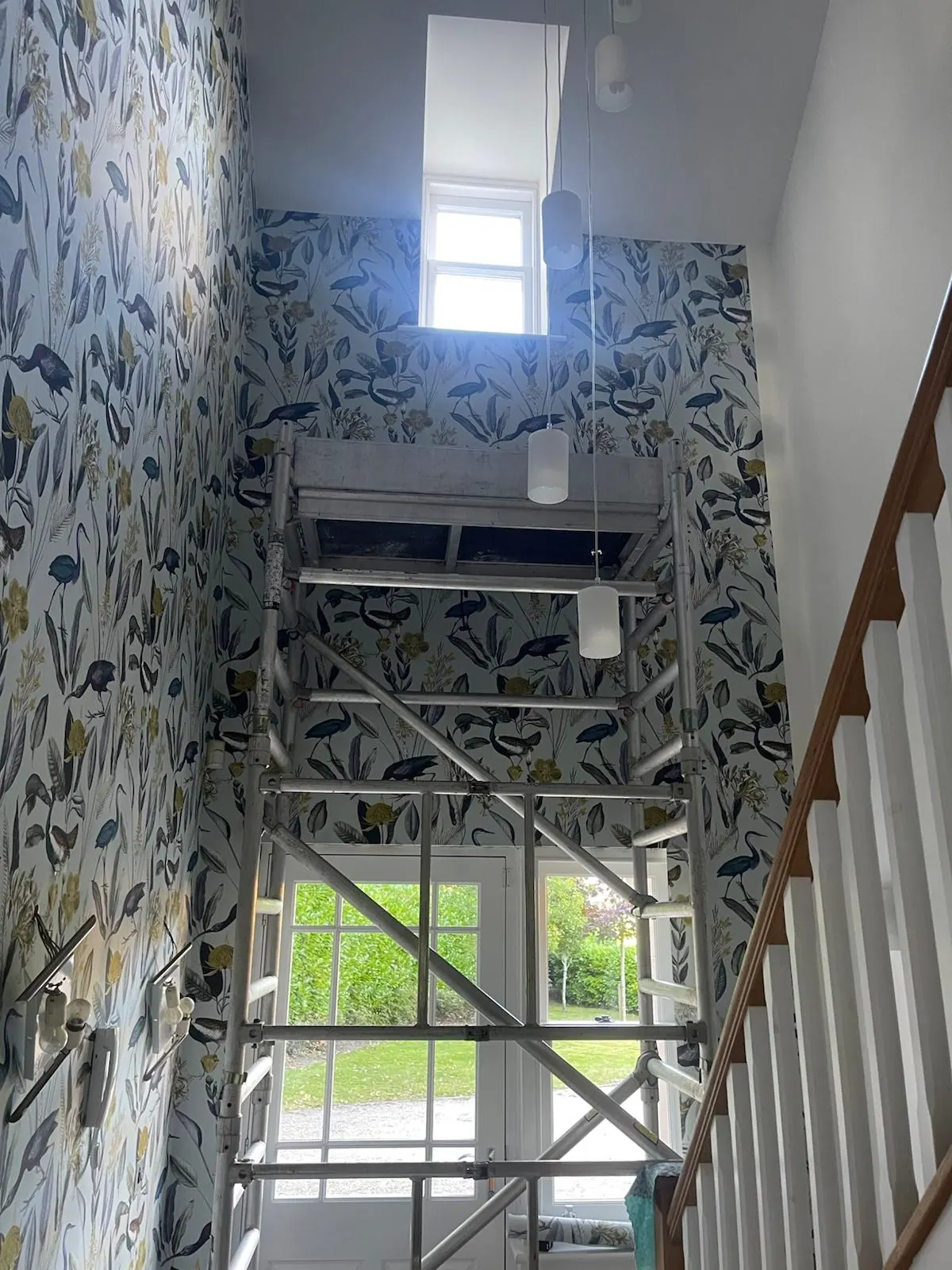 Hall and staircase decorating