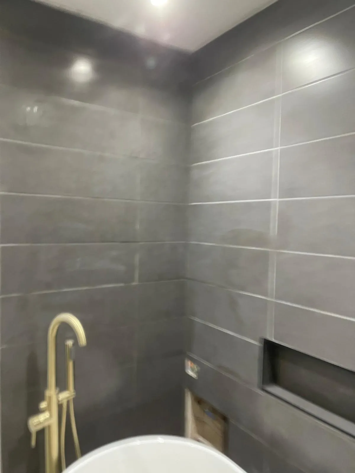 Bathroom wall tiling