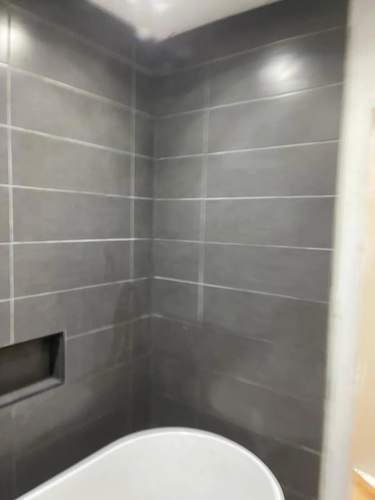 Bathroom wall tiling