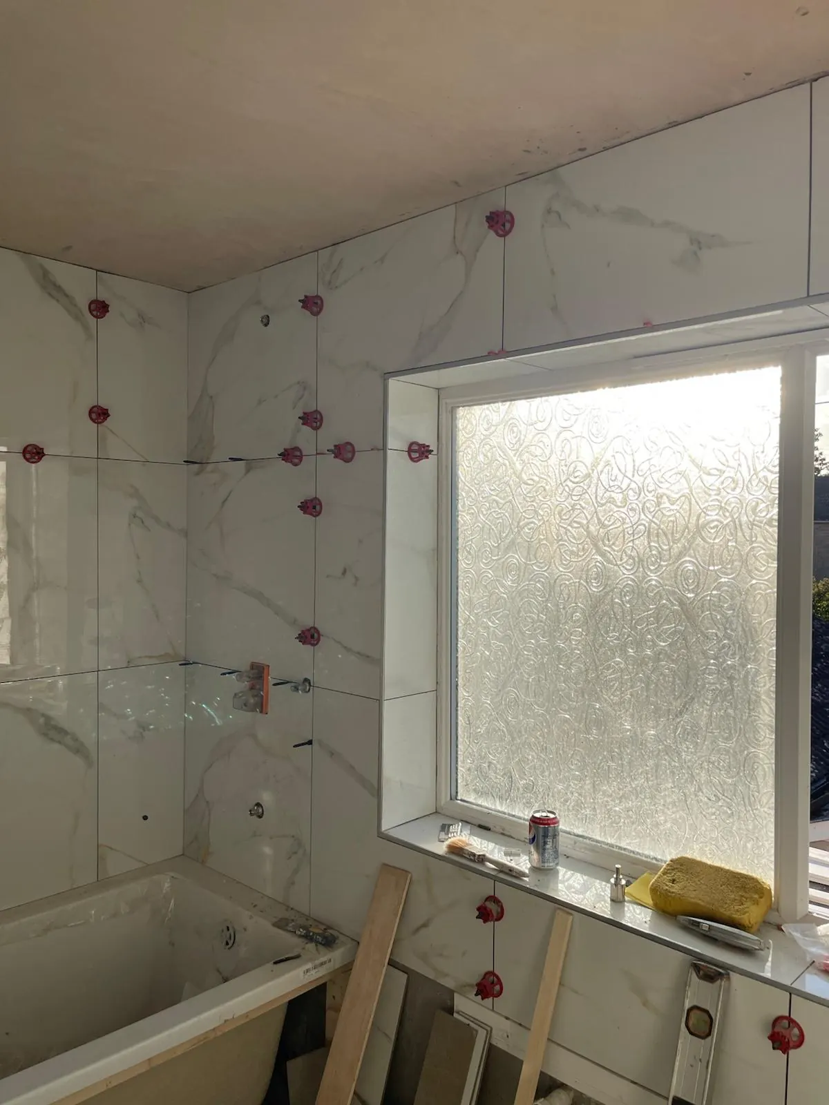 Bathroom refurbishment in progress