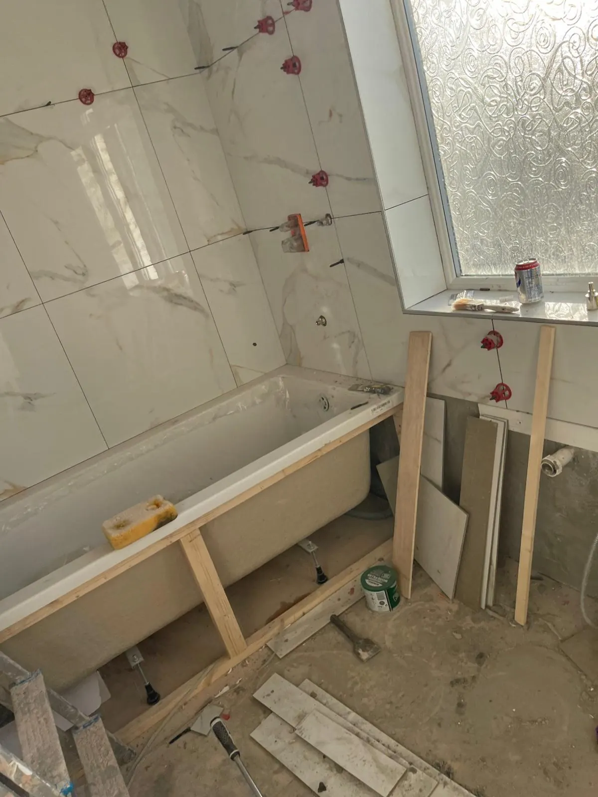 Bathroom refurbishment in progress