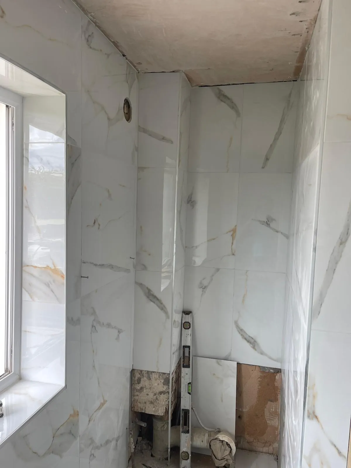 Bathroom refurbishment in progress