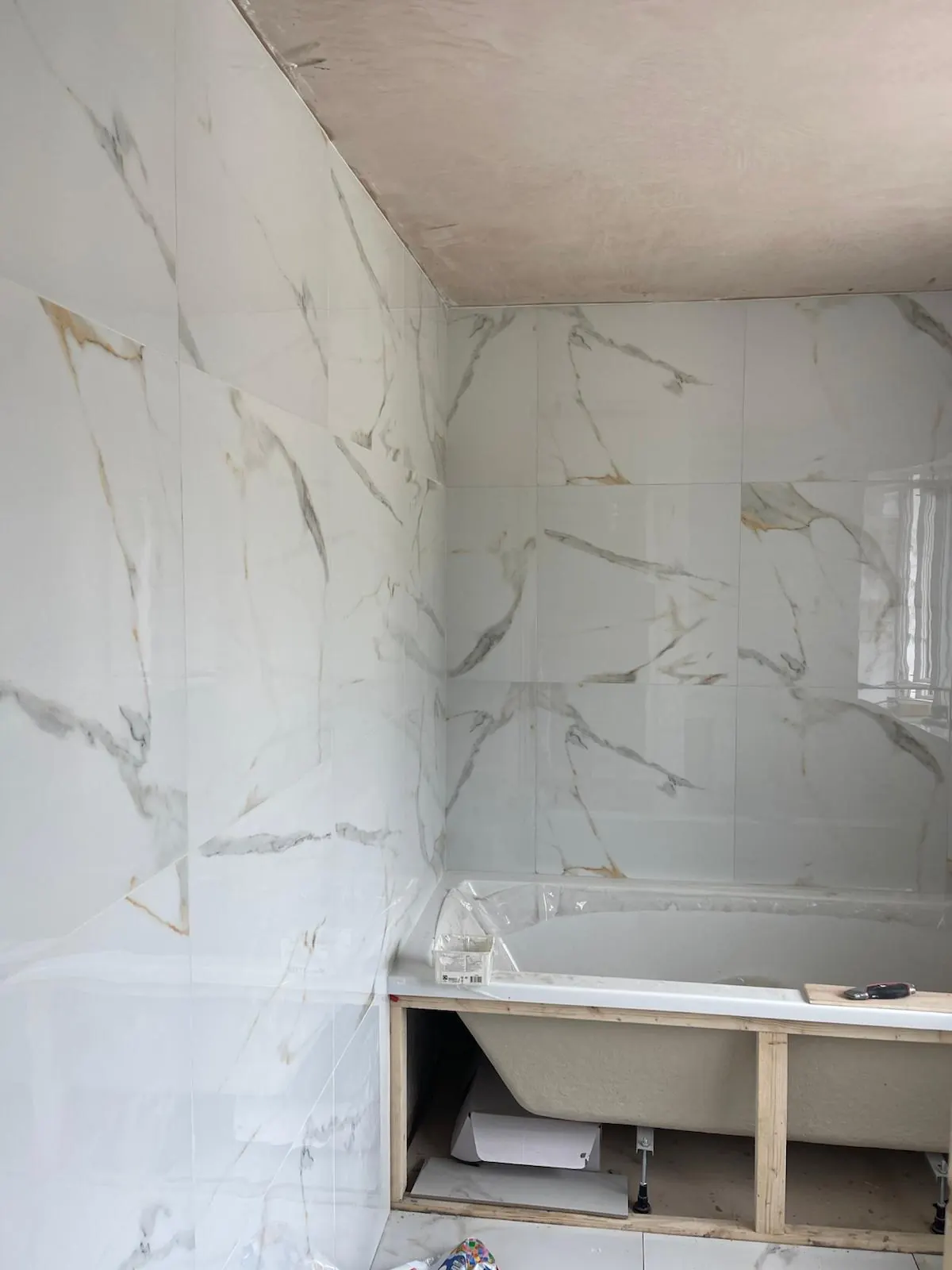 Bathroom refurbishment in progress