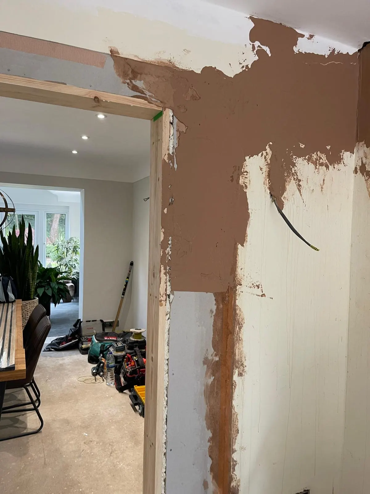Interior plaster repairs