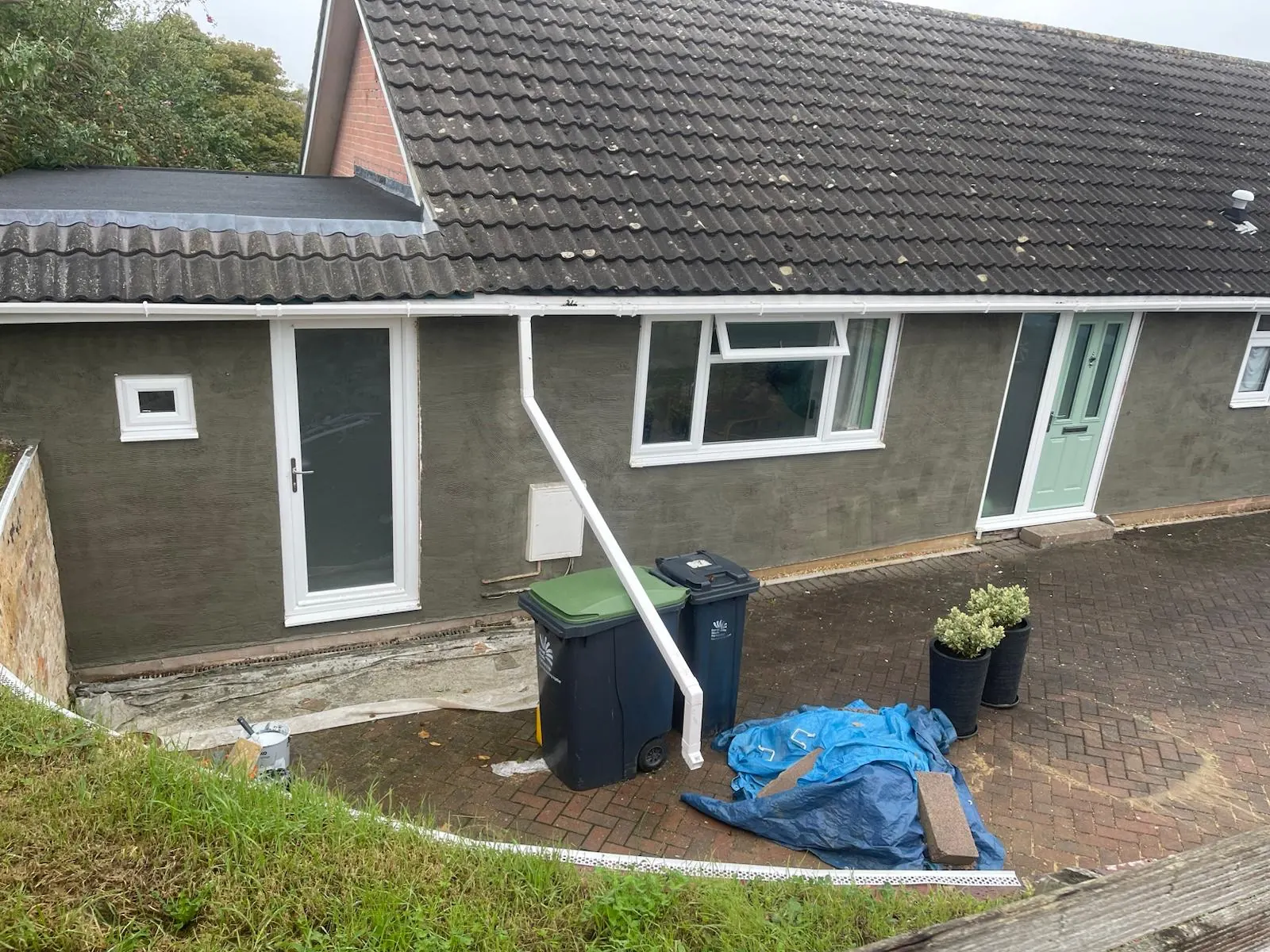 Exterior wall finish