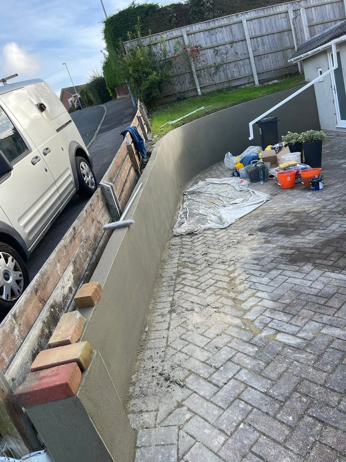 Exterior wall finish