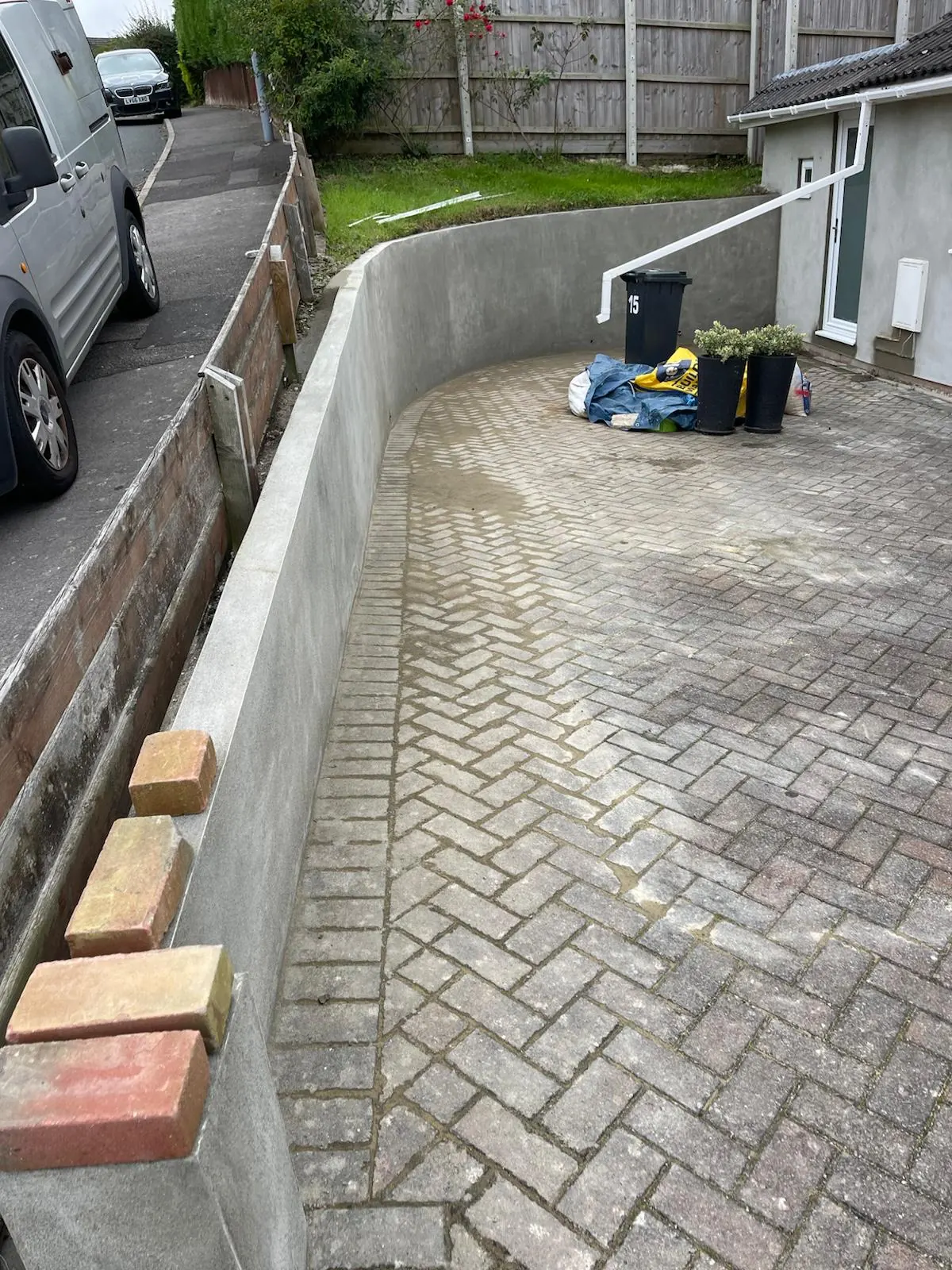 Exterior wall finish