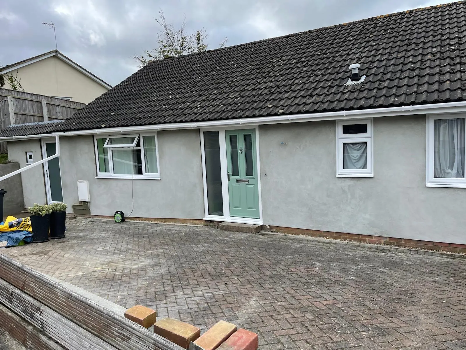 Exterior wall finish