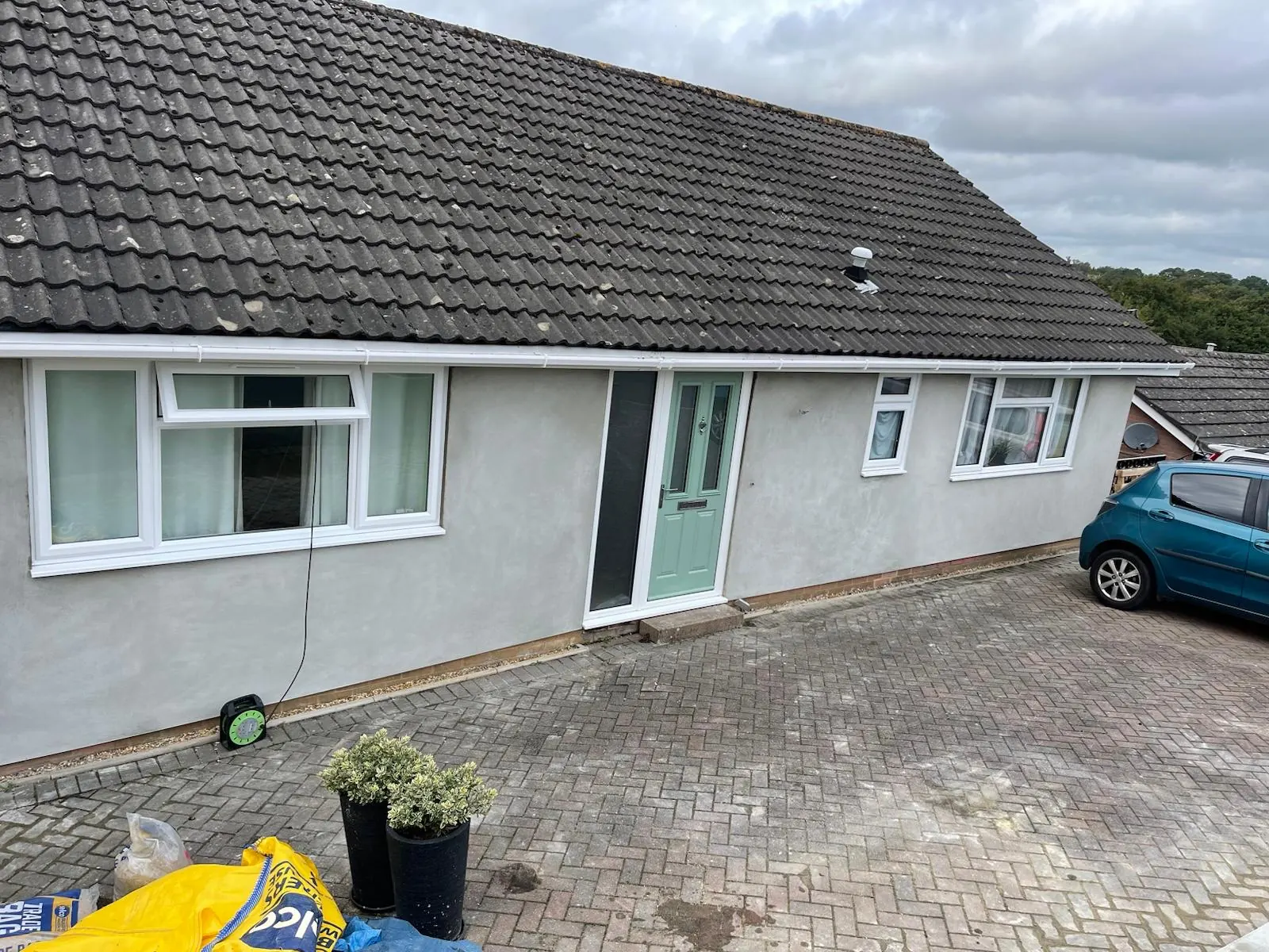 Exterior wall finish