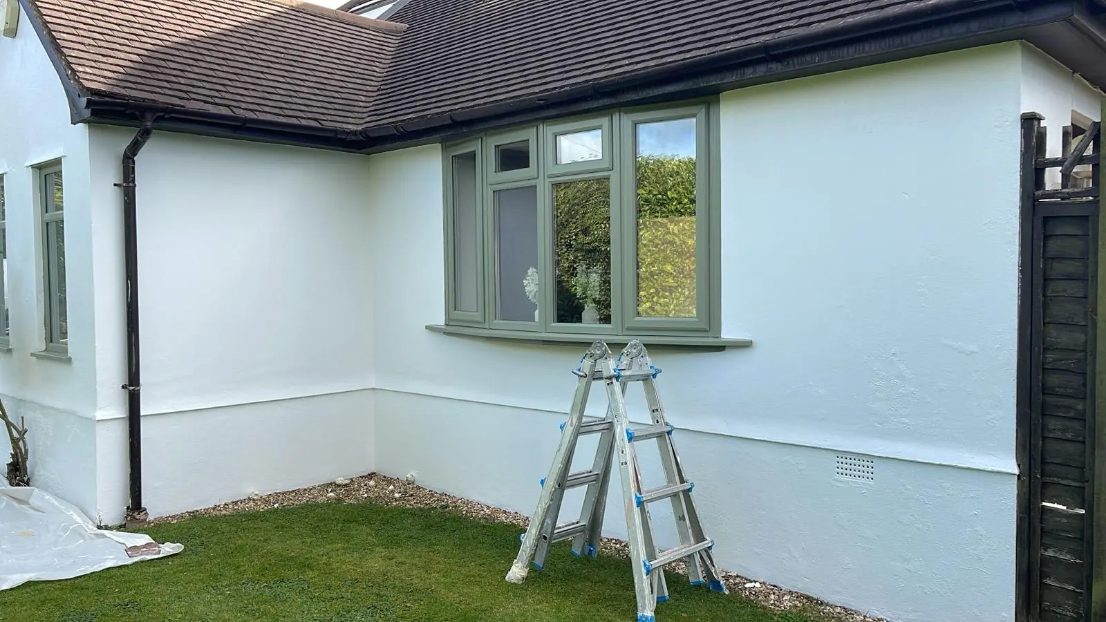 Exterior wall finish