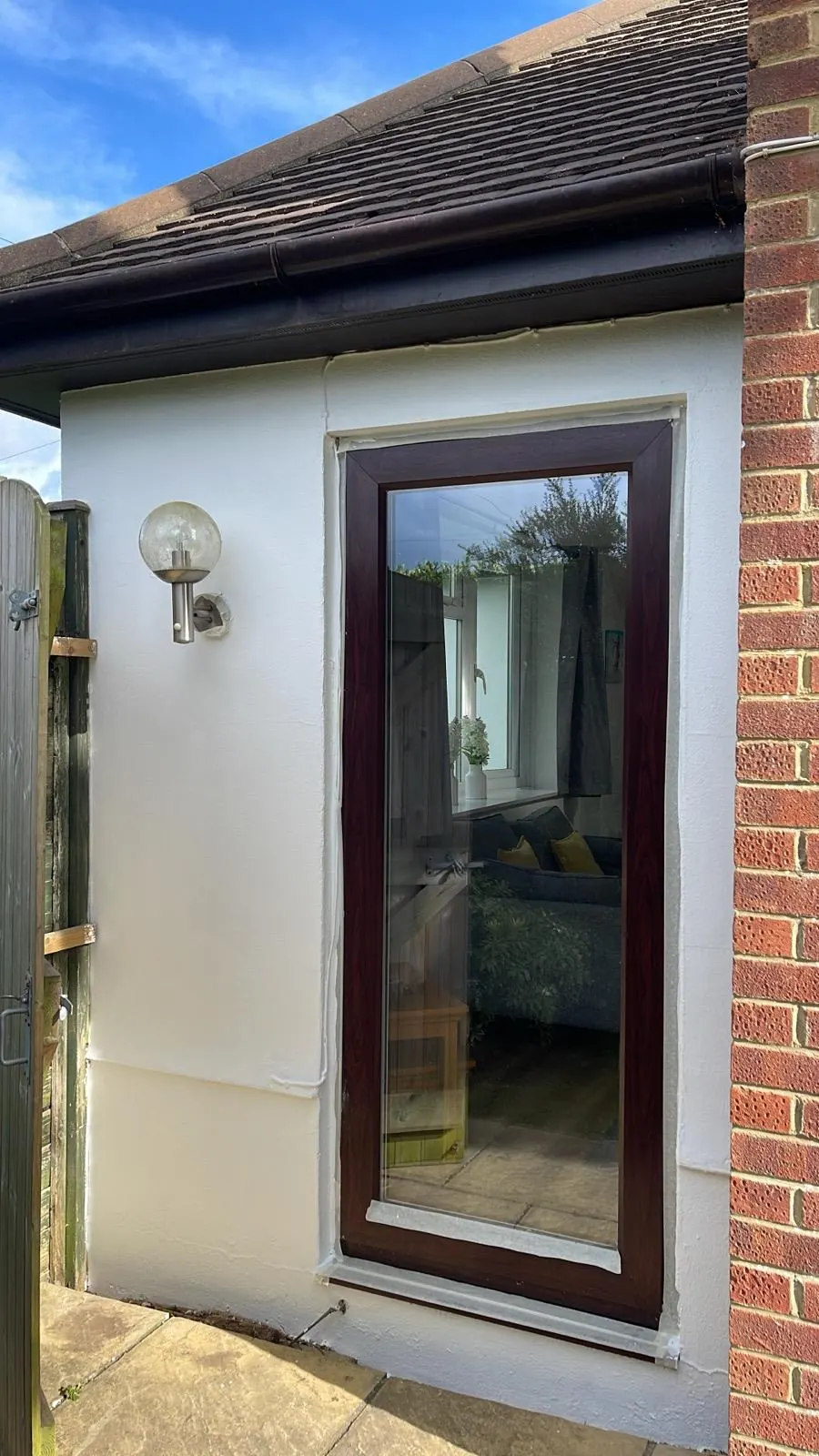 Exterior wall finish