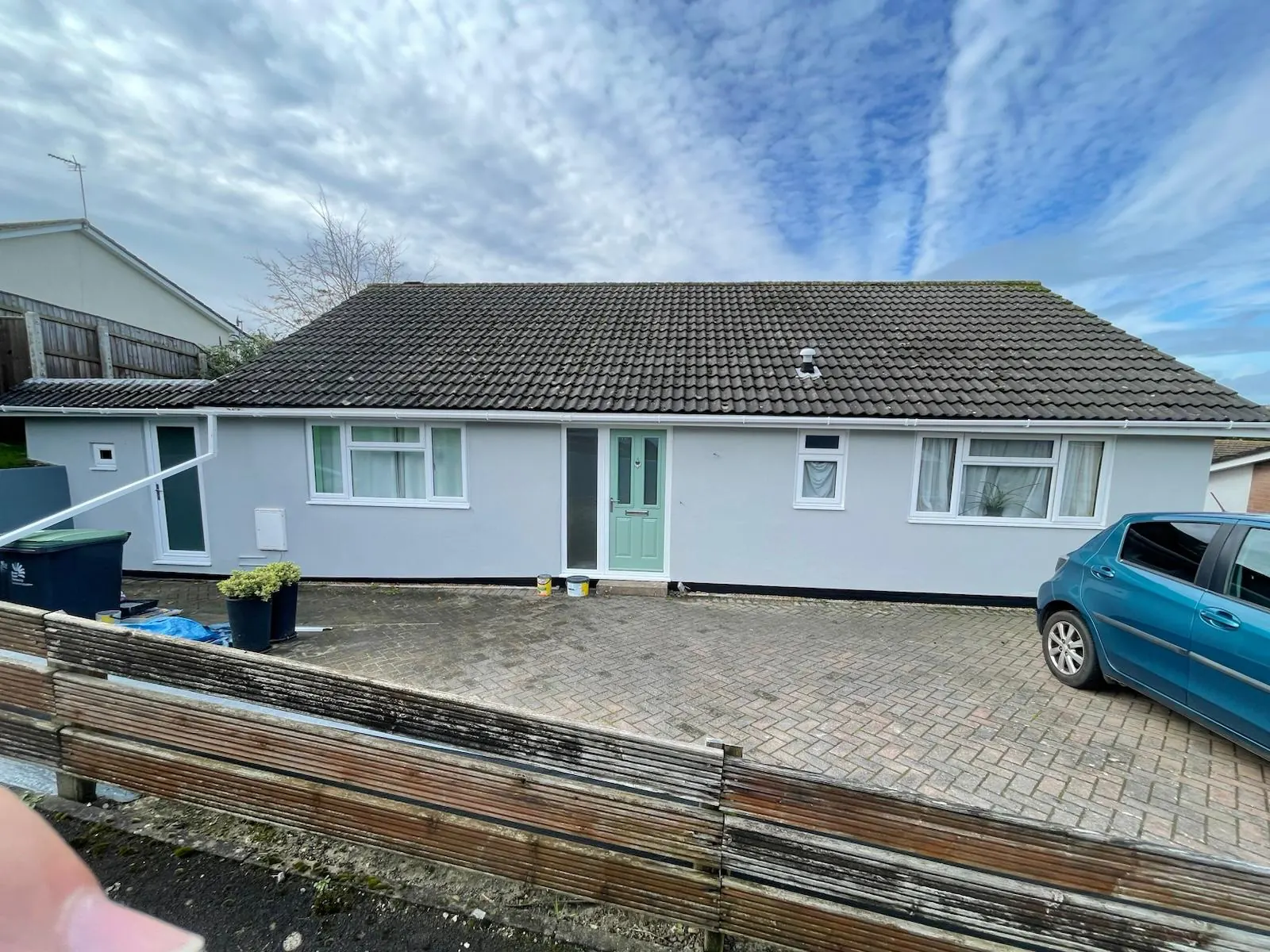 Exterior wall finish