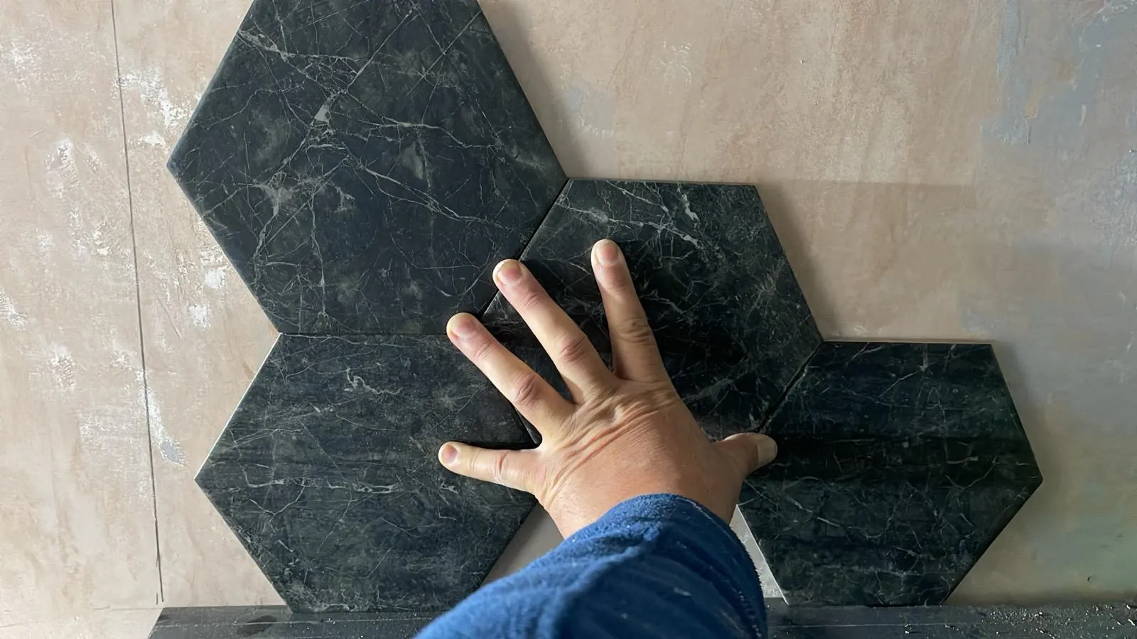 Tiling in progress