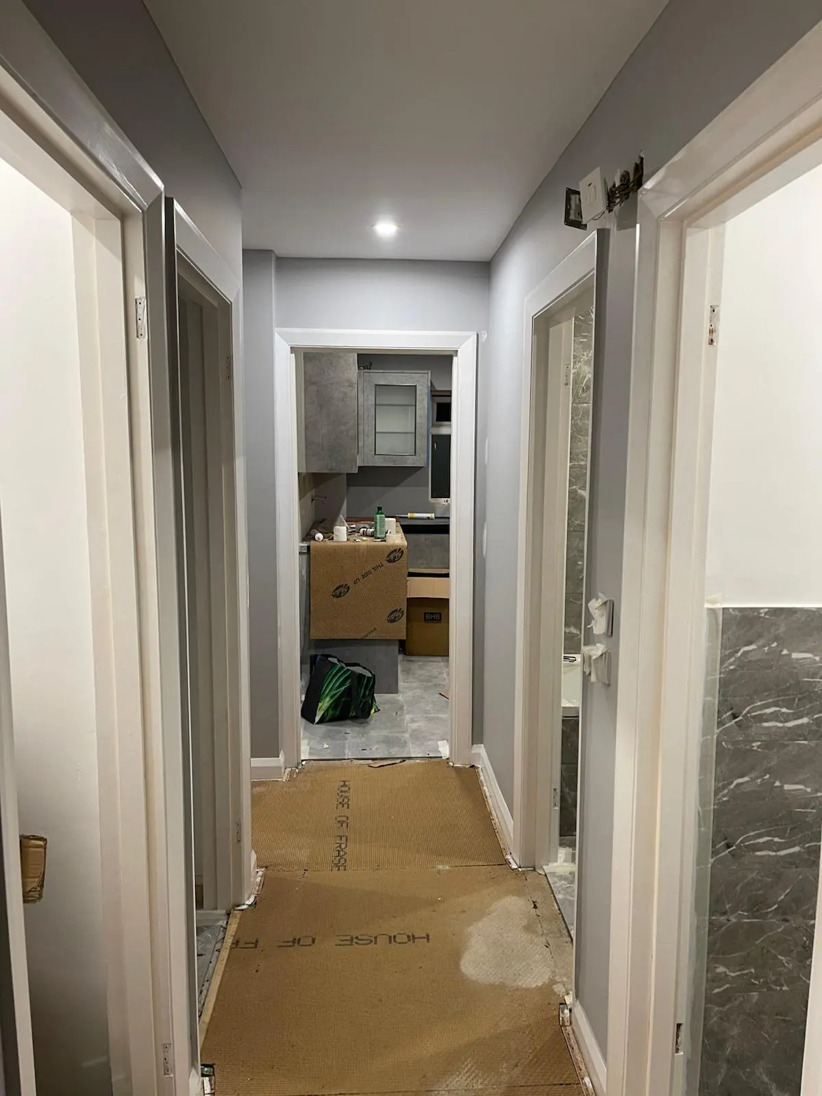 Interior refurbishment in progress