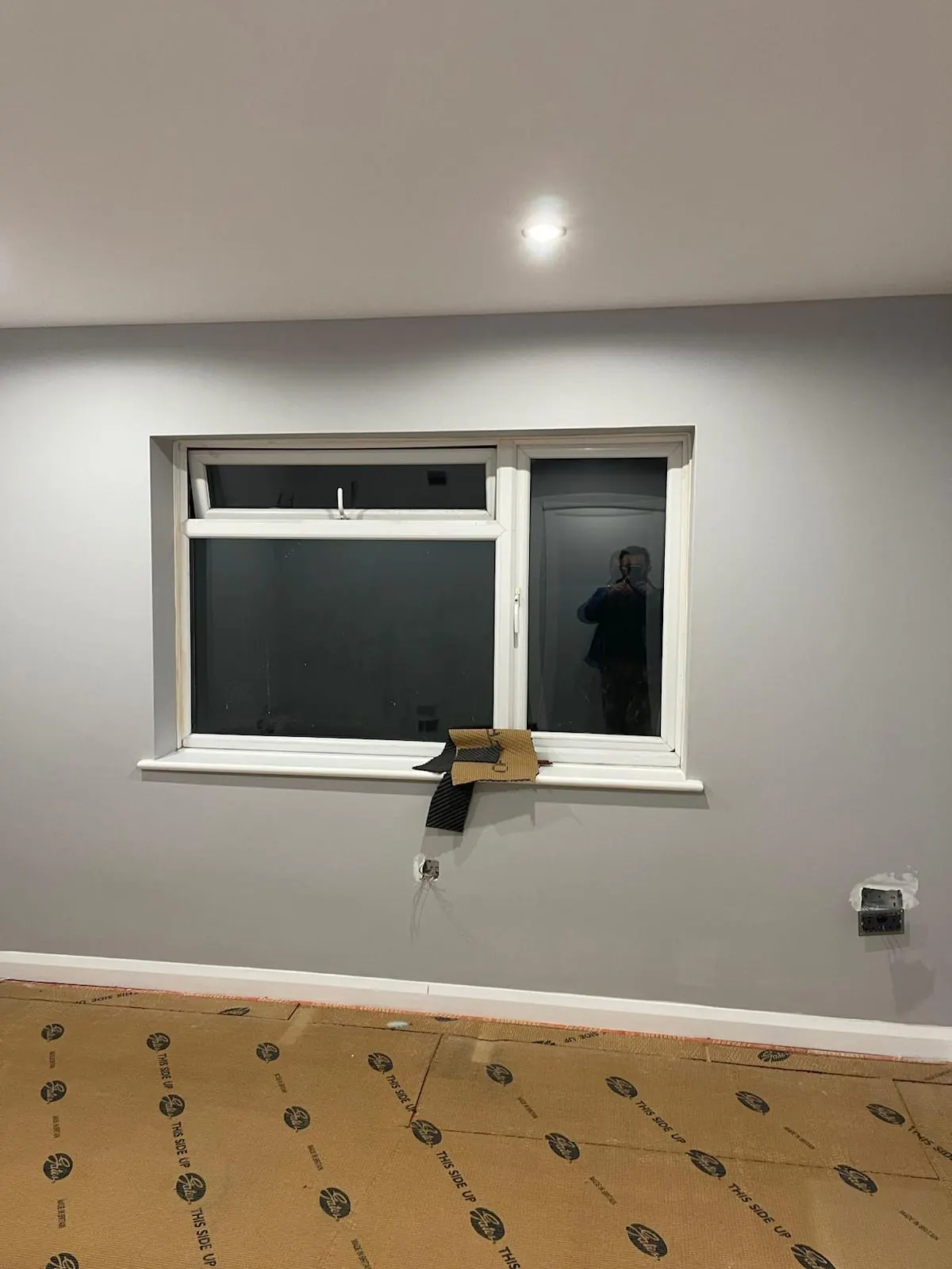Interior refurbishment in progress